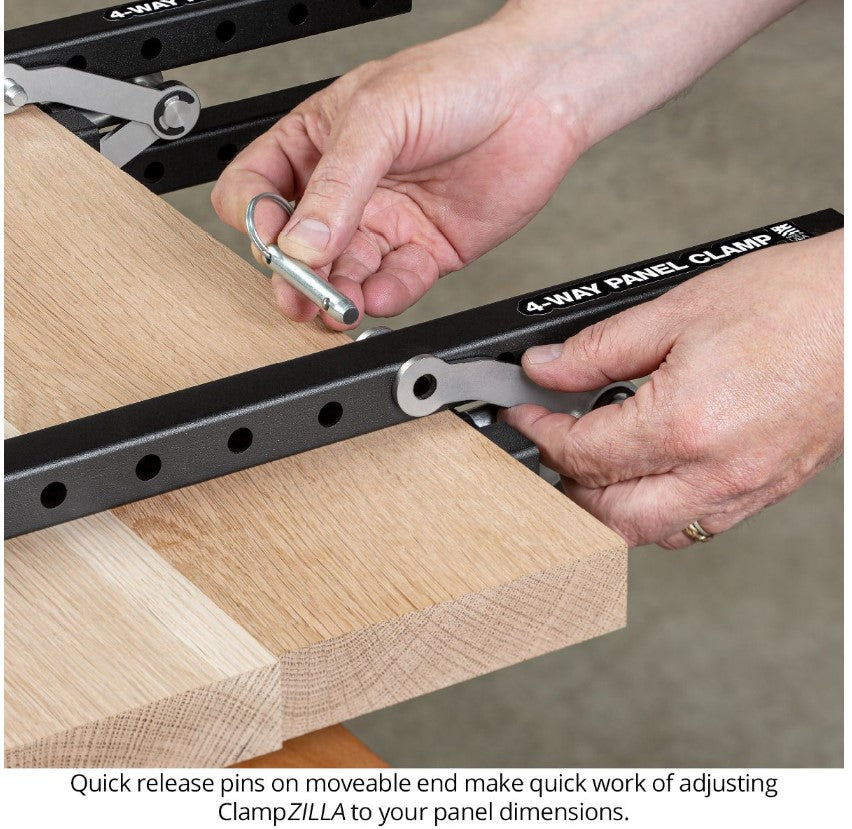 ClampZILLA 3.0 - 4 Way Panel Clamp