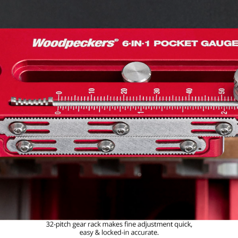 Woodpecker 6 in 1 pocket deals gauge