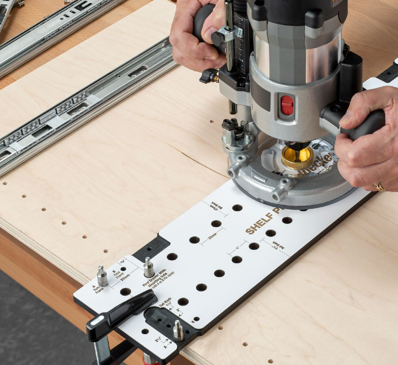 Shelf Pin & Drawer Slide Template