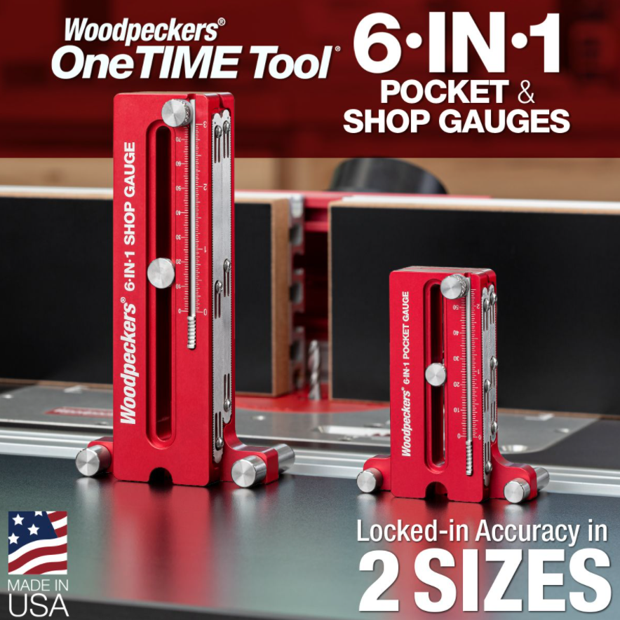 6-in-1 Pocket & Shop Gauges - OneTIME Tool –