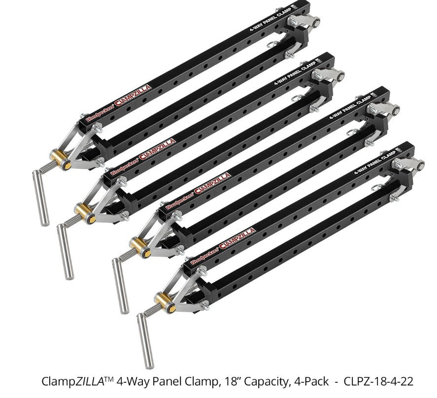 ClampZILLA 3.0 - 4 Way Panel Clamp – ShopWoodpeckers.ca