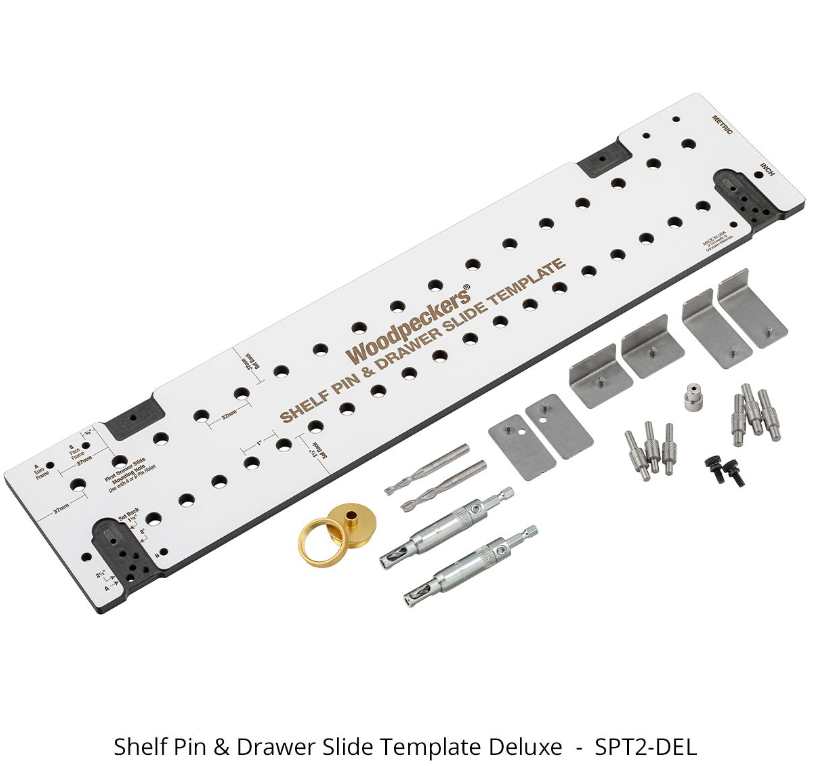 Woodpeckers shelf pin template deals