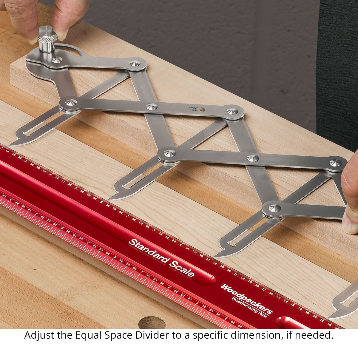 Woodpeckers Equal Space Divider Makes Quick Work of Multiple Measurements