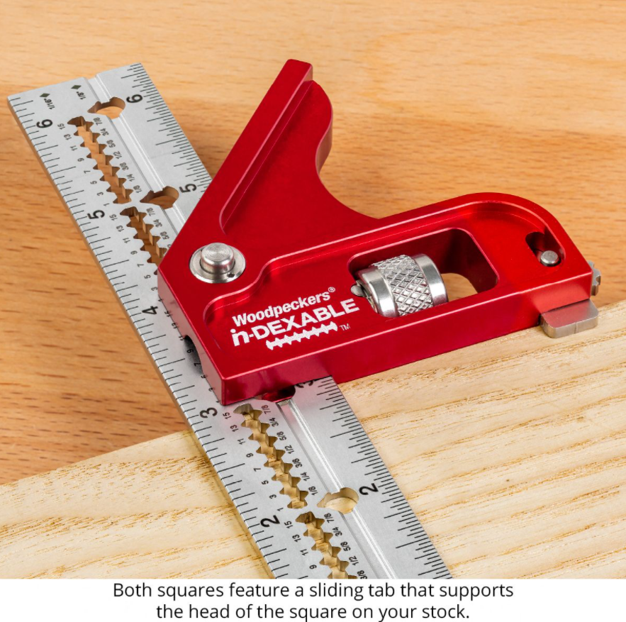 Woodpecker indexable combination discount square