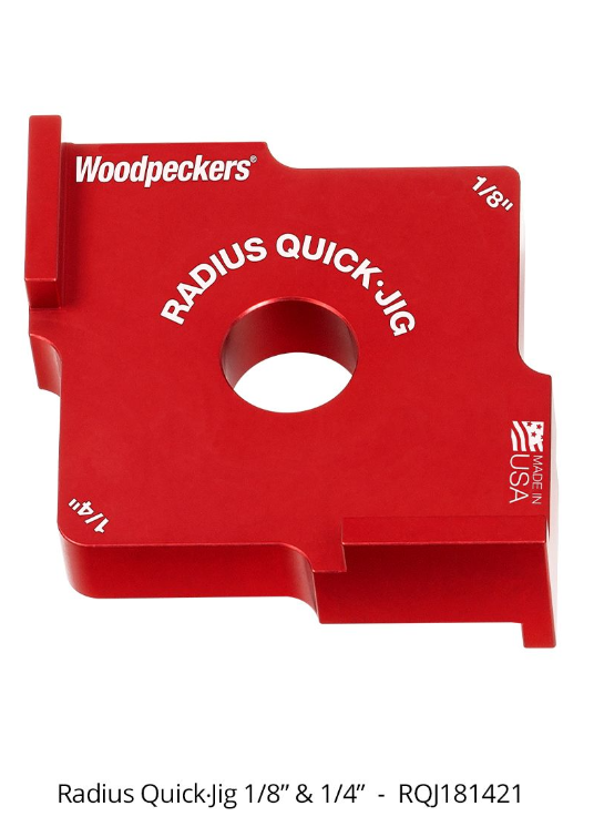 Radius Quick Jig OneTIME Tool ShopWoodpeckers